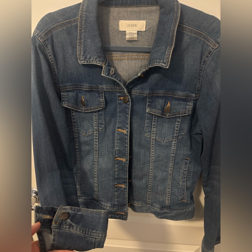 Jcrew Jean denim jacket XL - Picture 5 of 6